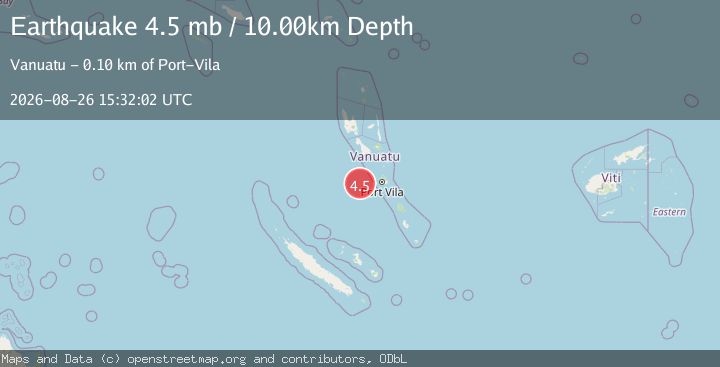 Map of VANUATU