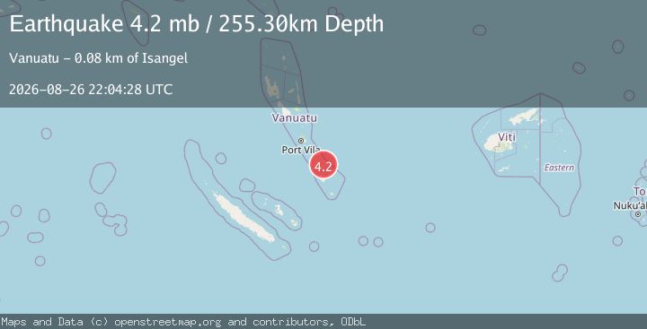Map of VANUATU