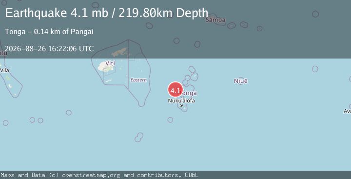 Map of TONGA
