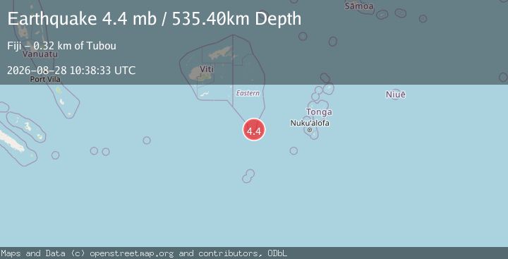 Map of FIJI REGION
