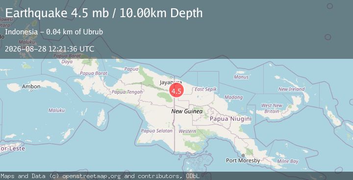 Map of NEW GUINEA, PAPUA NEW GUINEA