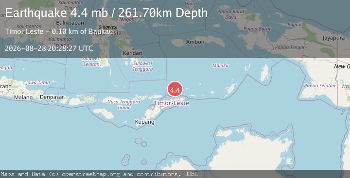 Map of KEPULAUAN BARAT DAYA, INDONESIA