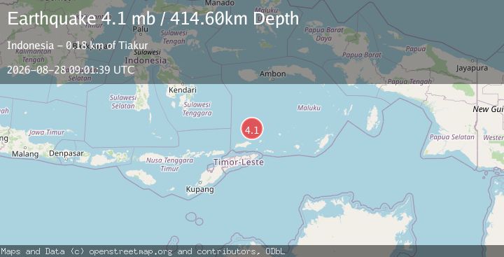Map of BANDA SEA