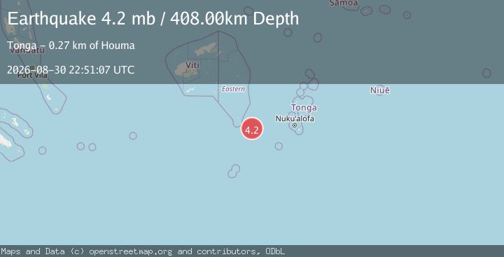 Map of FIJI REGION