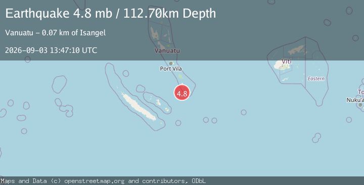 Map of VANUATU