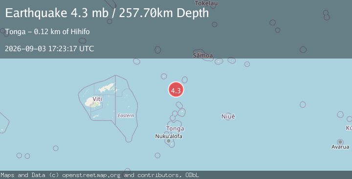 Map of TONGA