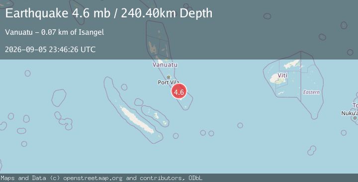 Map of VANUATU