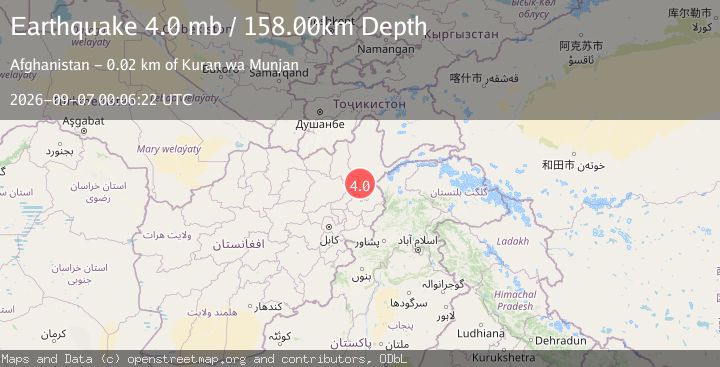 Map of HINDU KUSH REGION, AFGHANISTAN