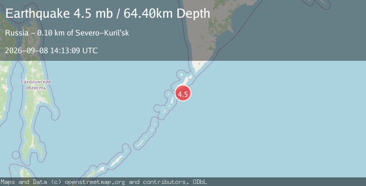 Map of KURIL ISLANDS
