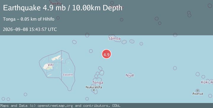 Map of TONGA