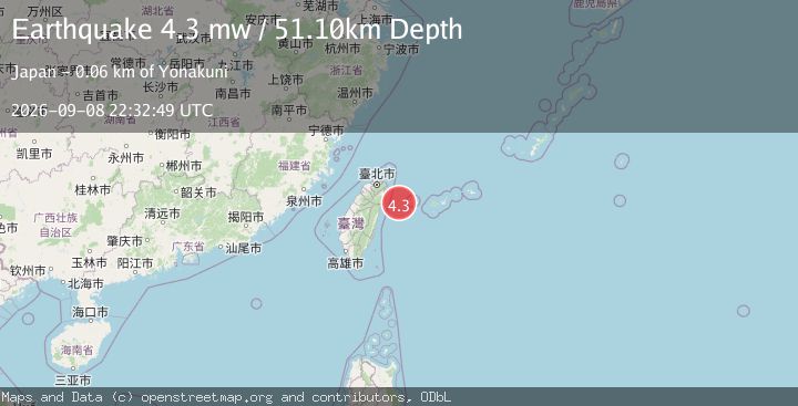 Map of TAIWAN REGION