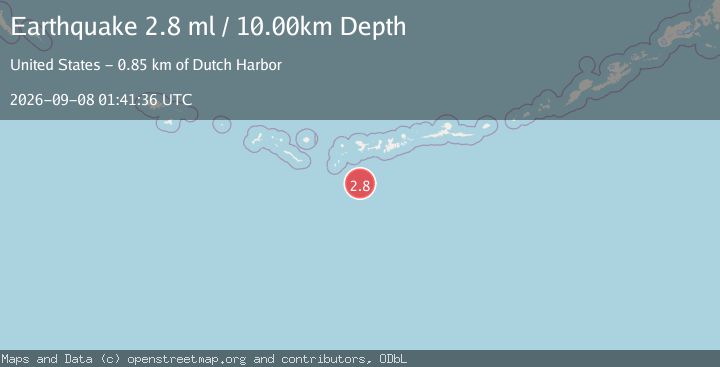 Map of ANDREANOF ISLANDS, ALEUTIAN IS.