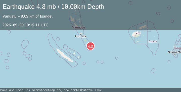 Map of VANUATU