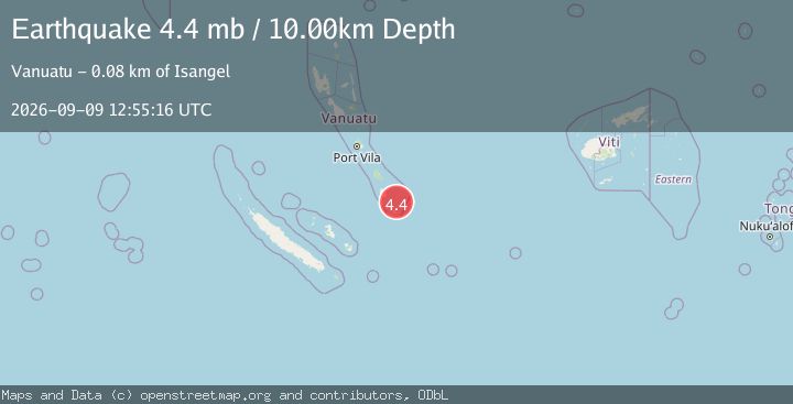 Map of VANUATU