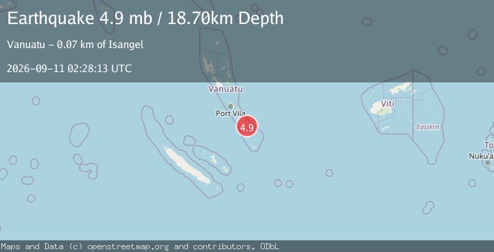 Map of VANUATU