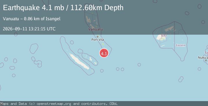 Map of VANUATU