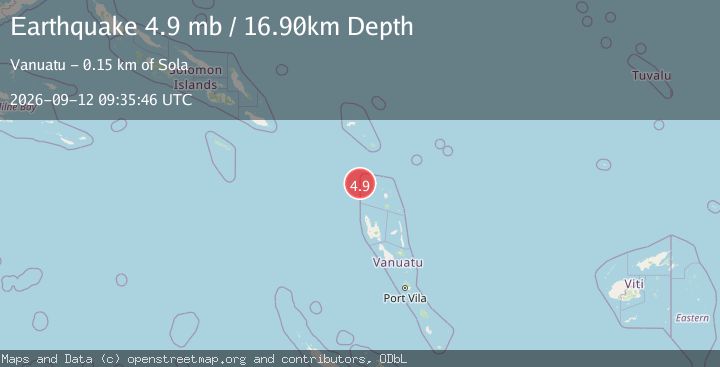 Map of VANUATU