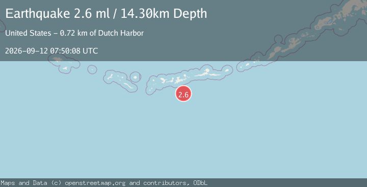 Map of ANDREANOF ISLANDS, ALEUTIAN IS.