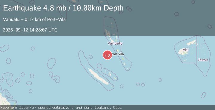 Map of VANUATU REGION