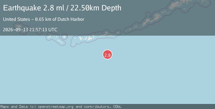Map of ANDREANOF ISLANDS, ALEUTIAN IS.