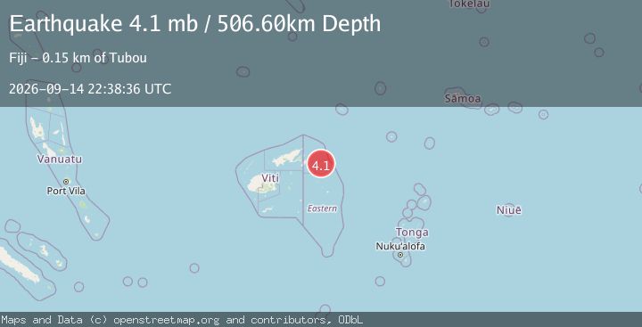 Map of FIJI REGION