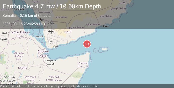 Map of GULF OF ADEN