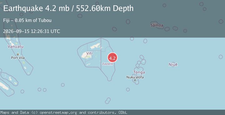 Map of FIJI REGION