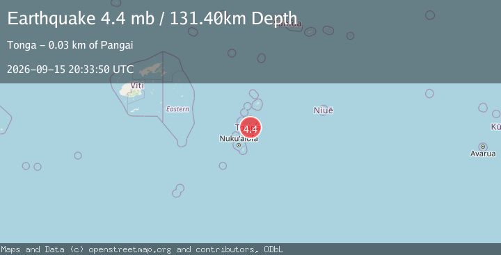 Map of TONGA