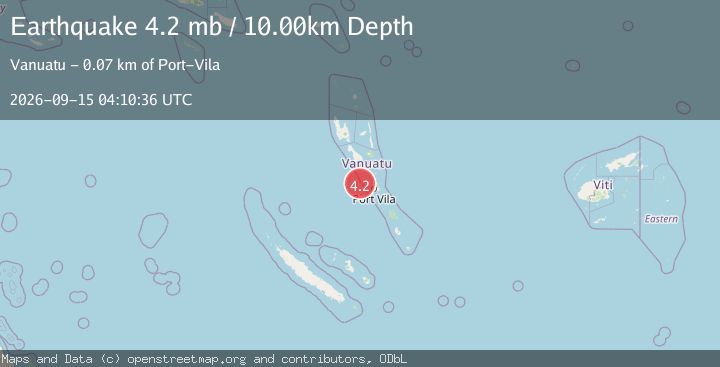 Map of VANUATU