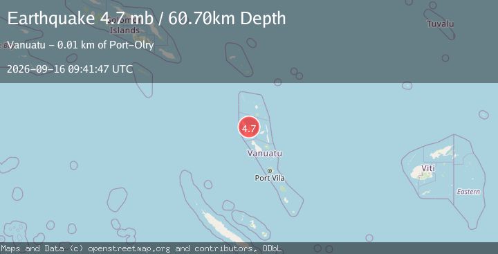 Map of VANUATU