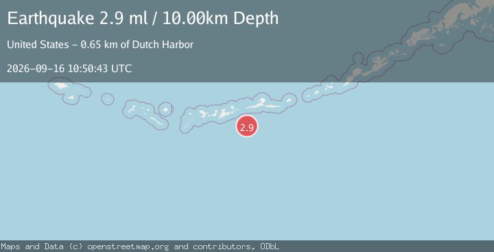 Map of ANDREANOF ISLANDS, ALEUTIAN IS.
