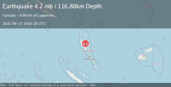 Map of VANUATU