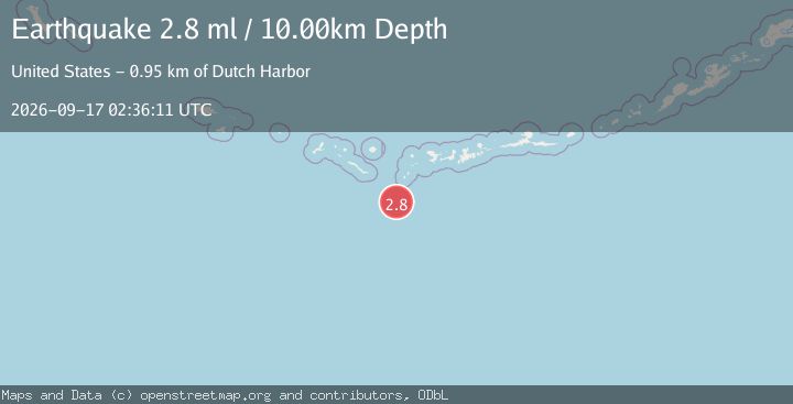 Map of ANDREANOF ISLANDS, ALEUTIAN IS.