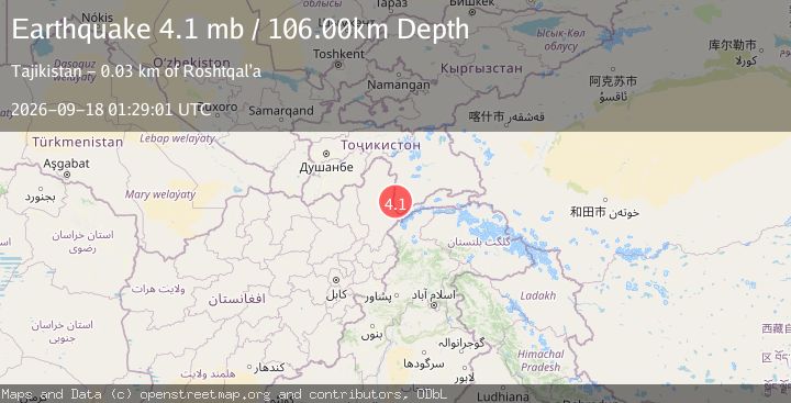 Map of TAJIKISTAN