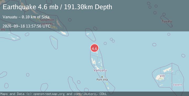 Map of VANUATU