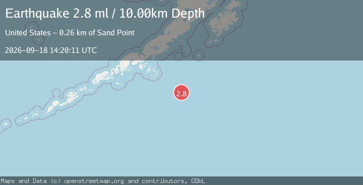 Map of SOUTH OF ALASKA