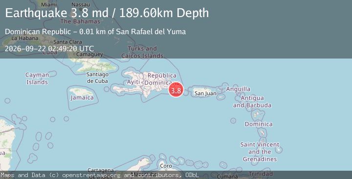 Map of DOMINICAN REPUBLIC