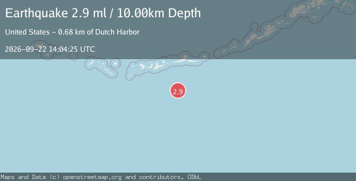 Map of ANDREANOF ISLANDS, ALEUTIAN IS.