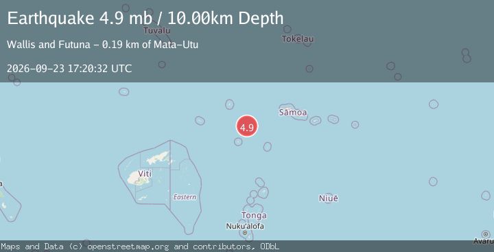 Map of SAMOA ISLANDS REGION