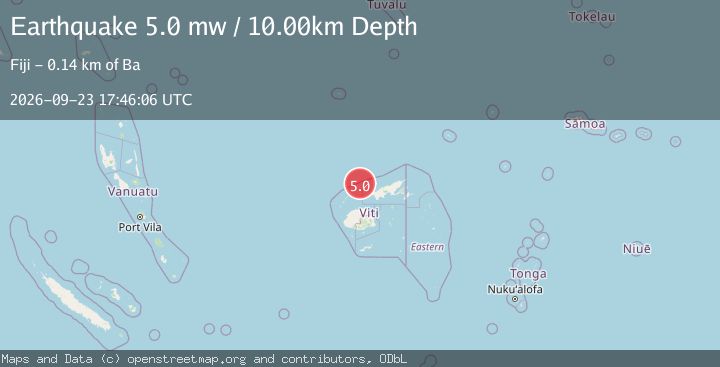Map of FIJI
