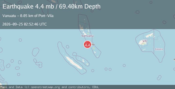 Map of VANUATU