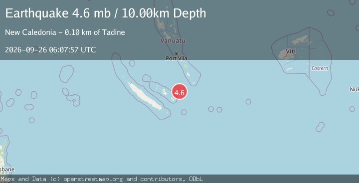 Map of LOYALTY ISLANDS