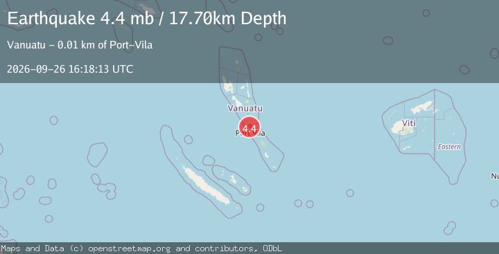 Map of VANUATU