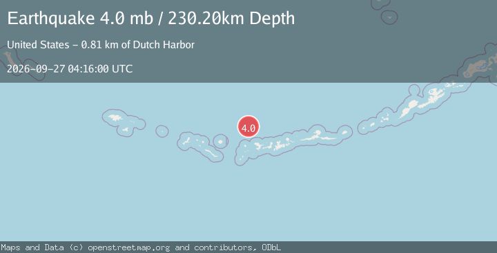 Map of ANDREANOF ISLANDS, ALEUTIAN IS.
