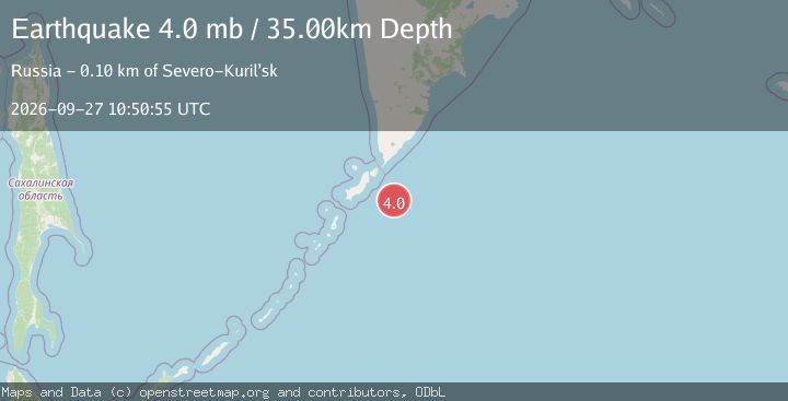 Map of KURIL ISLANDS
