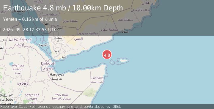 Map of GULF OF ADEN