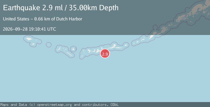 Map of ANDREANOF ISLANDS, ALEUTIAN IS.