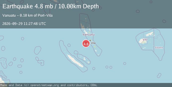 Map of VANUATU