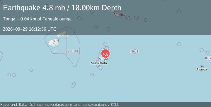 Map of TONGA