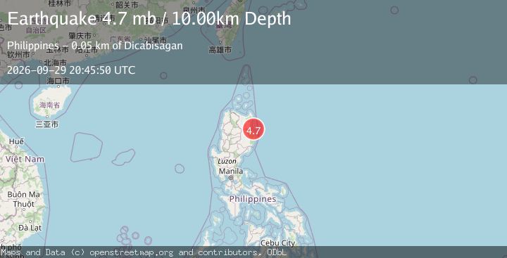 Map of LUZON, PHILIPPINES